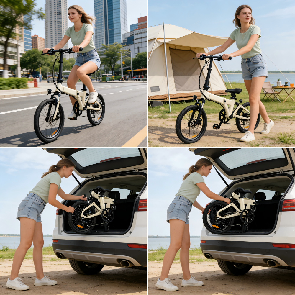 Yangor Y19 Falt-E-Bike – 250W | 48V 15Ah | 20×4,0"
