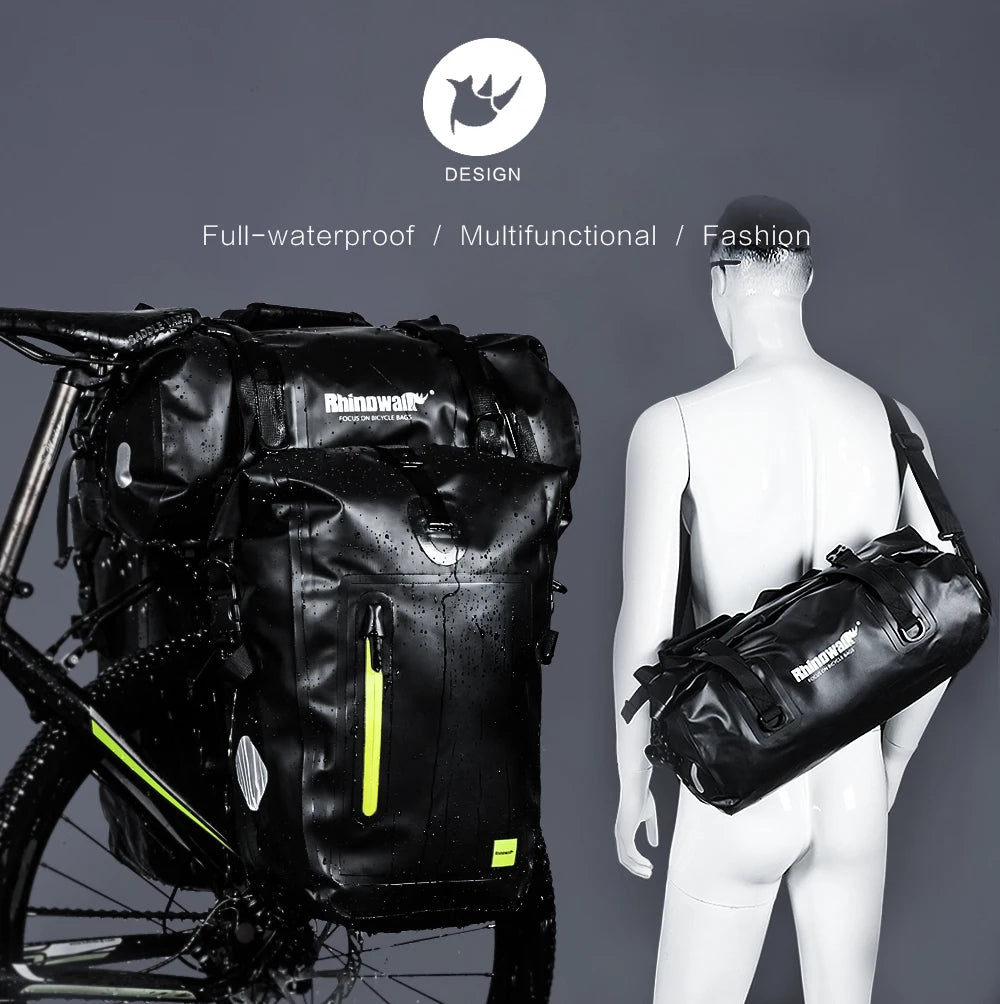 Premium 20L Fahrrad-Gepäcktasche – wasserdicht & vielseitig