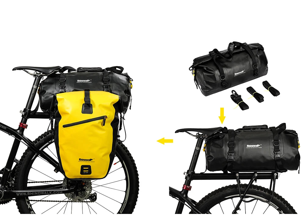 Premium 20L Fahrrad-Gepäcktasche – wasserdicht & vielseitig