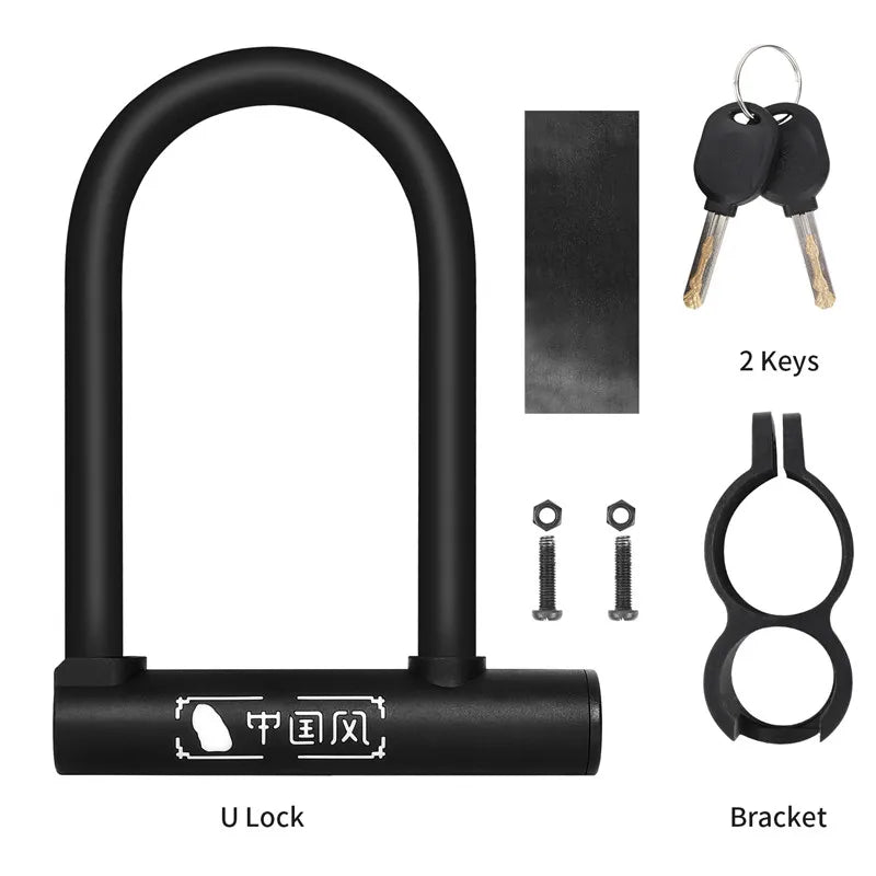 WEST BIKING U-Lock – Robustes Fahrradschloss aus Stahl