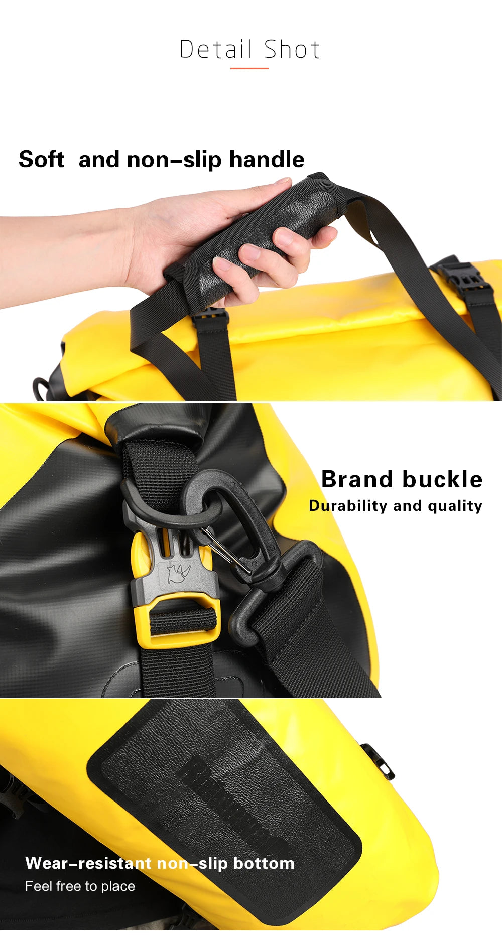Premium 20L Fahrrad-Gepäcktasche – wasserdicht & vielseitig