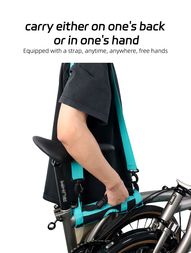 Fahrrad Tragegurt mit Tragegriff – Universal Transportgurt für Falträder & E-Bikes