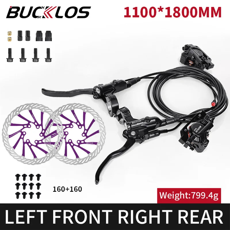 BUCKLOS HD-E635 – Hydraulisches 2-Kolben-Scheibenbremsenset