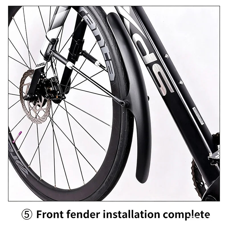 Fahrrad Schutzblech hinten – Verstellbar & extra breit – MTB & E-Bike Spritzschutz