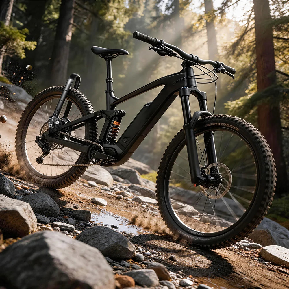 E-MTB Gepäckträger Fully Mountainbike 30+ kg Aluminium Fahrrad Heckträger