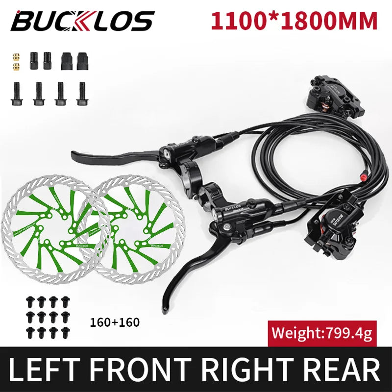 BUCKLOS HD-E635 – Hydraulisches 2-Kolben-Scheibenbremsenset