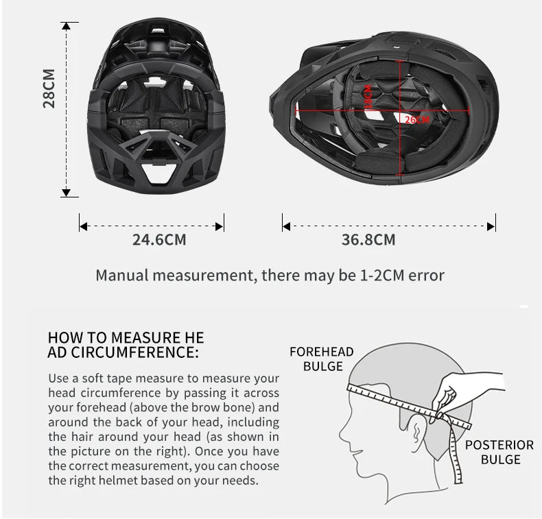 Premium Full-Face MTB Fahrradhelm – Downhill & E-Bike – EN 1078 – CE Belüftungsöffnungen