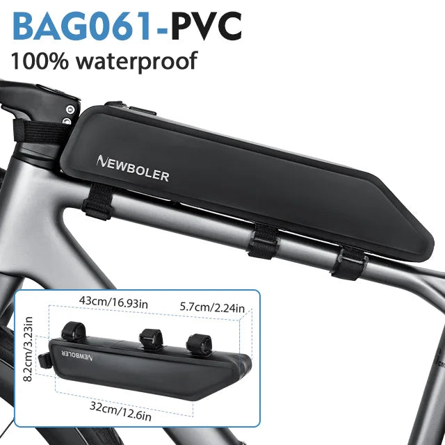 2L Fahrrad-Rahmentasche – wasserdicht & ultraleicht