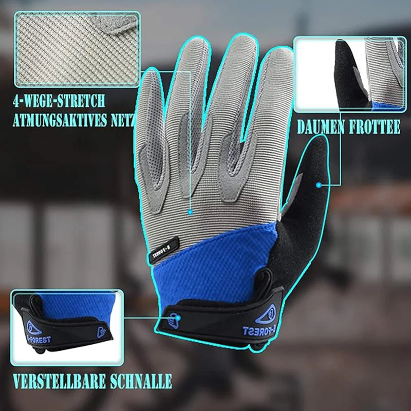 Fahrradhandschuhe Langfinger – Rutschfest & Stoßdämpfend