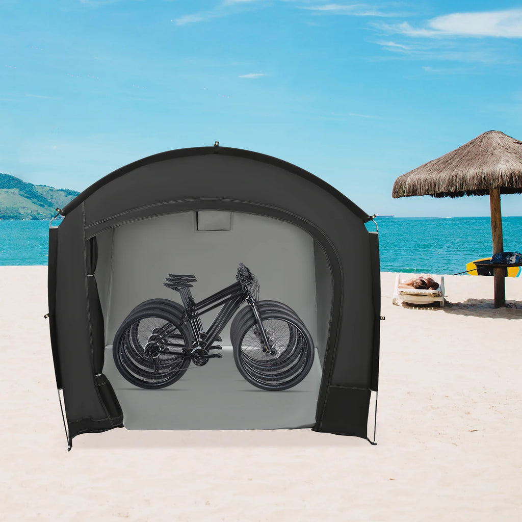 Premium Fahrrad- & E-Bike-Schutzzelt – Platz für bis zu 4 Fahrräder