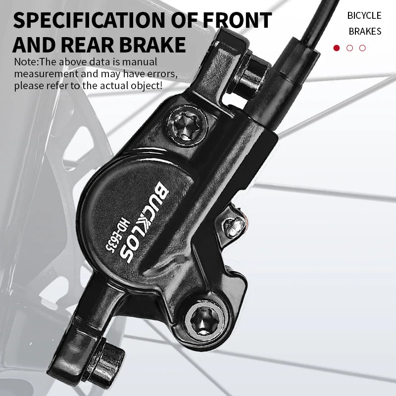 BUCKLOS HD-E635 – Hydraulisches 2-Kolben-Scheibenbremsenset