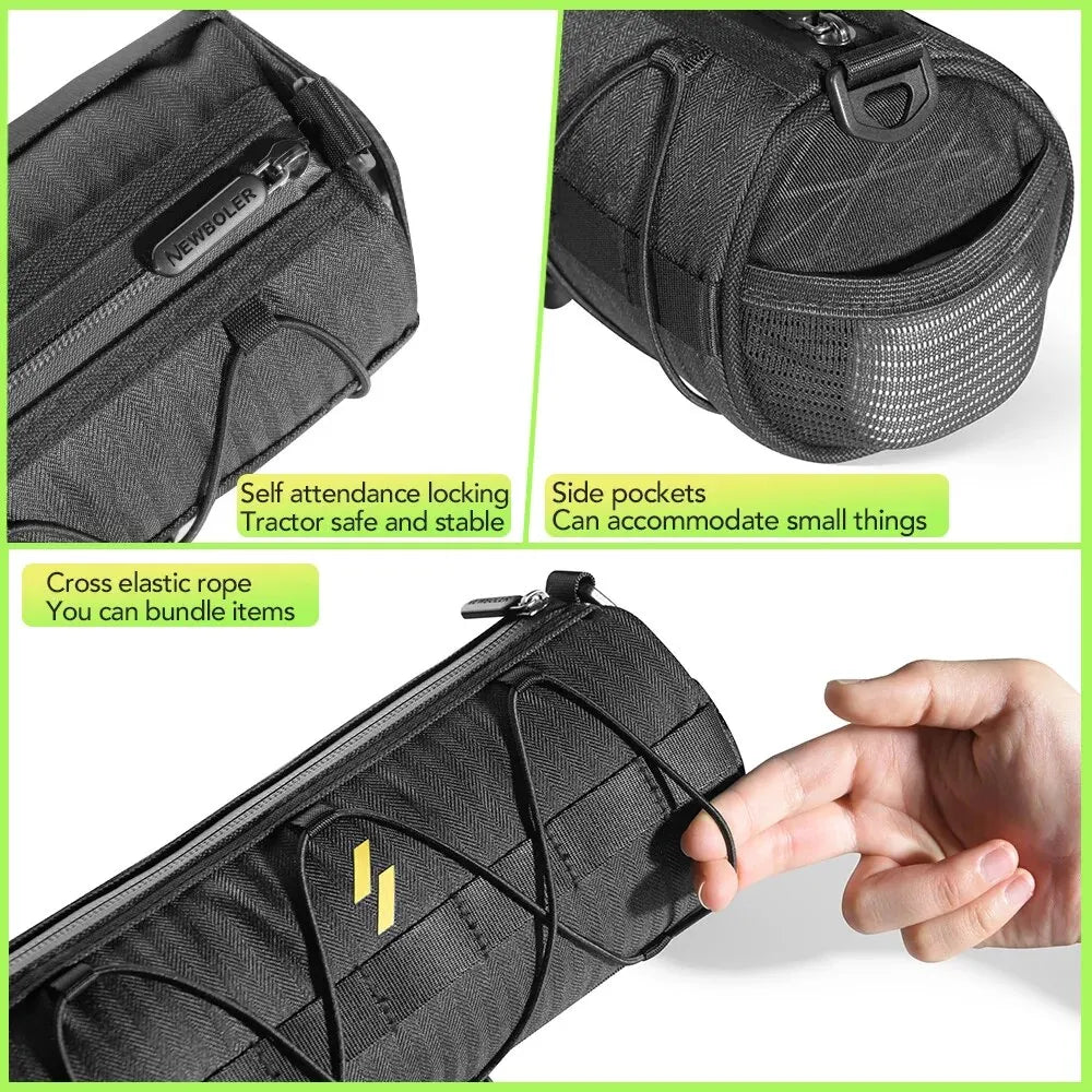 NEWBOLER Fahrrad-Lenkertasche 2,5 L – Wasserabweisende Fahrradtasche für Lenker, E-Bike & Trekkingrad