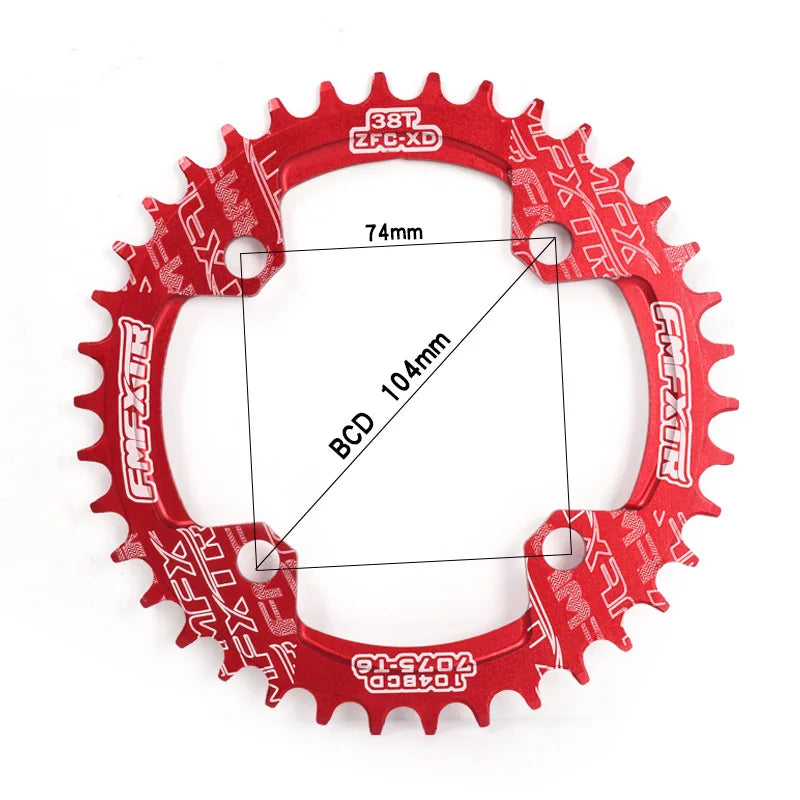 CNC Fahrrad-Kettenblatt 104 BCD – 32T–42T – MTB / E-Bike