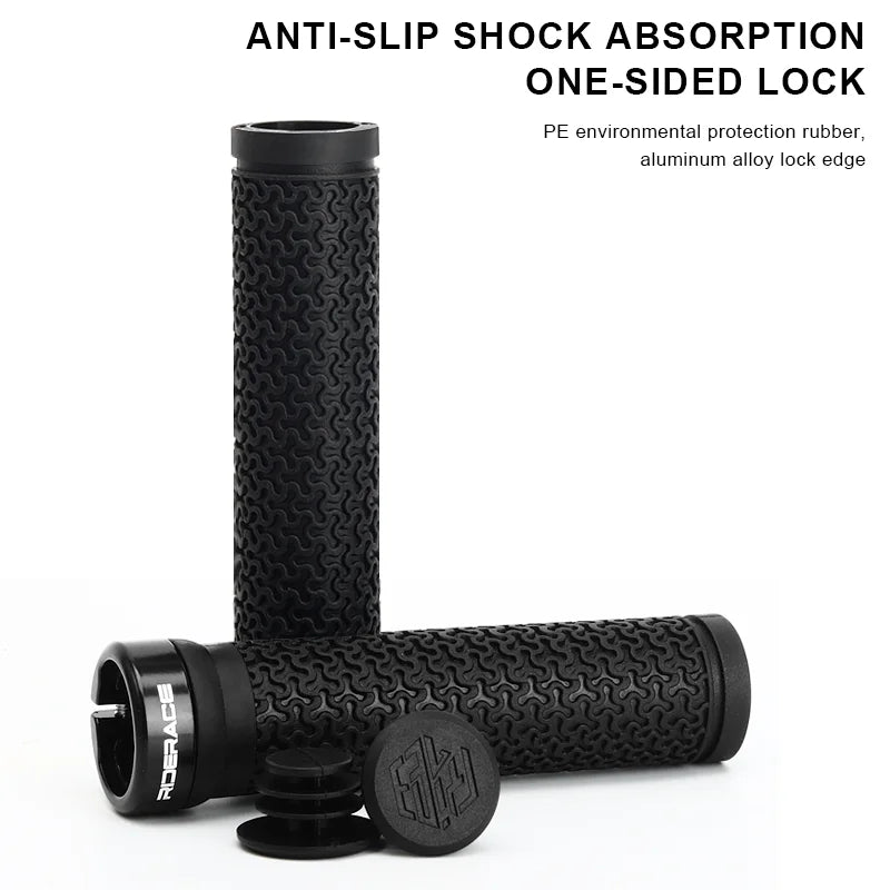 MTB Fahrradgriffe Lock-On – Rutschfeste Lenkergriffe aus Gummi – 22,2 mm