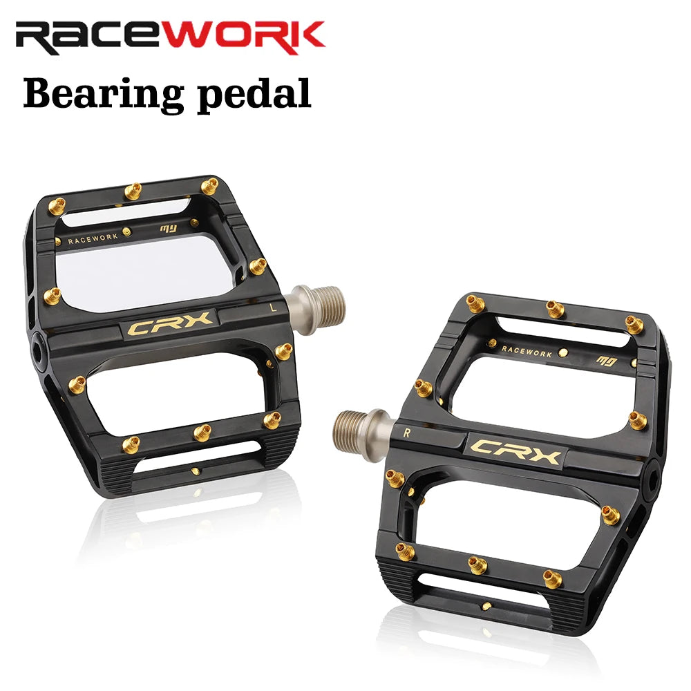 Racework CRX Fahrradpedale Aluminium – Rutschfest & Ultraleicht | MTB & E-Bike