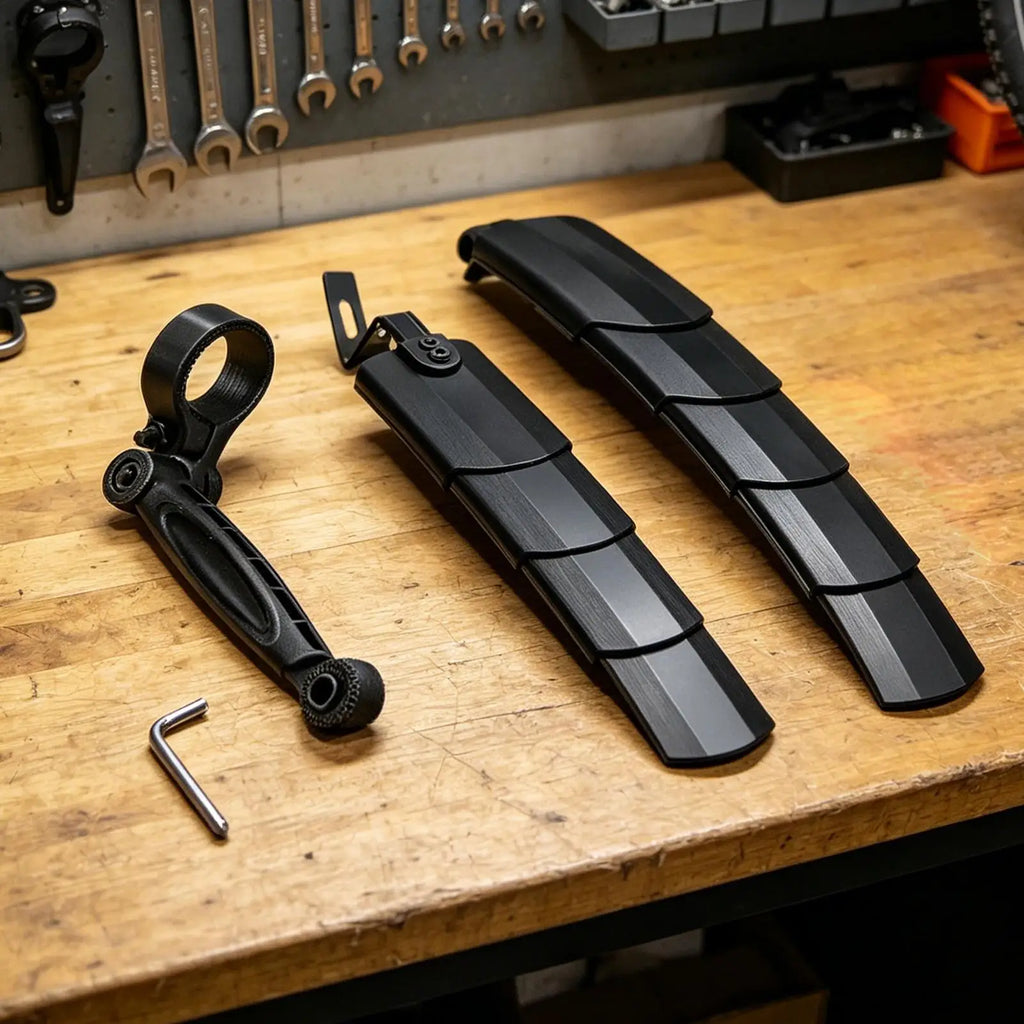 Fahrrad Schutzblech Set vorne & hinten – Verstellbar, Spritzschutz & MTB/E-Bike