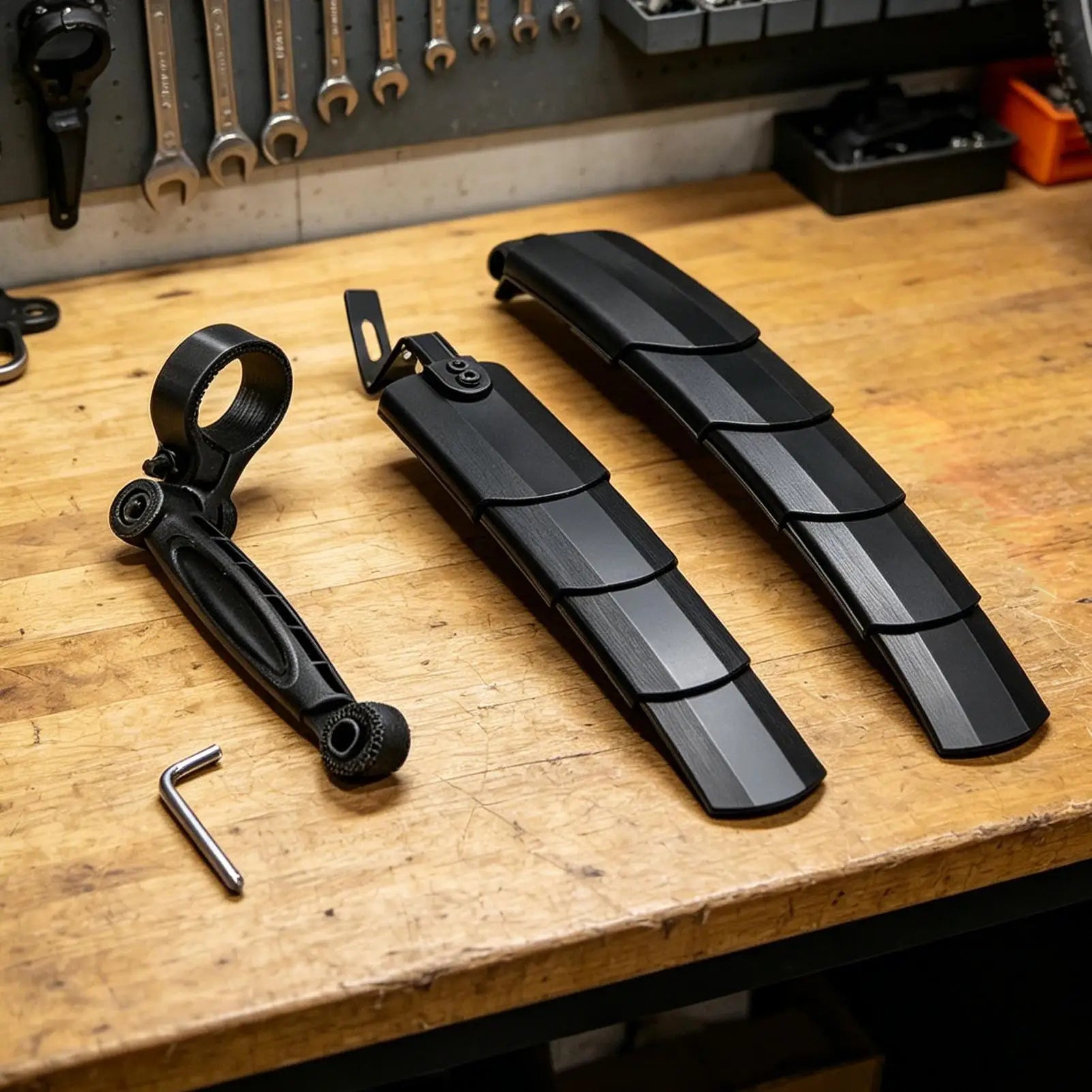 Fahrrad Schutzblech Set vorne & hinten – Verstellbar, Spritzschutz & MTB/E-Bike