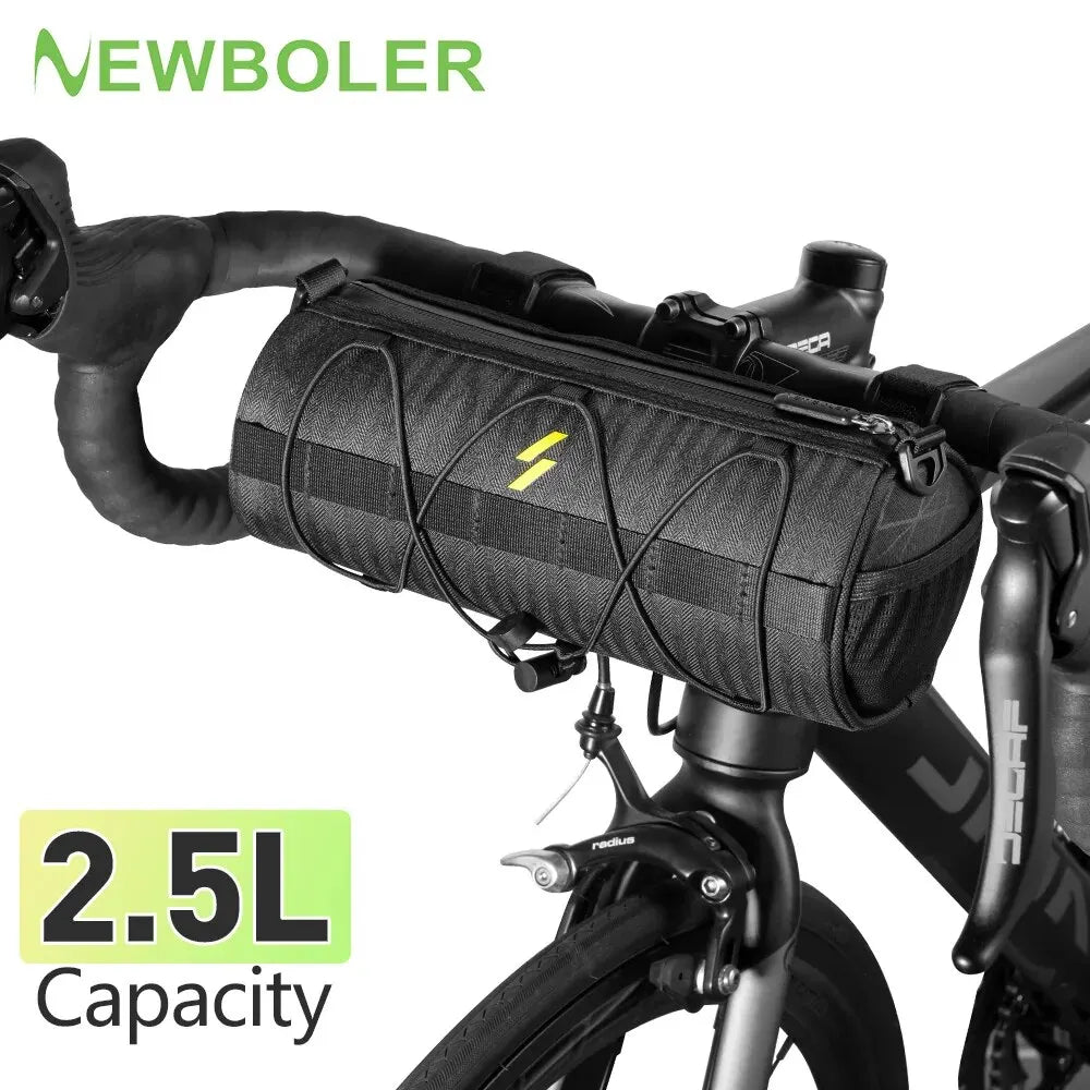 NEWBOLER Fahrrad-Lenkertasche 2,5 L – Wasserabweisende Fahrradtasche für Lenker, E-Bike & Trekkingrad