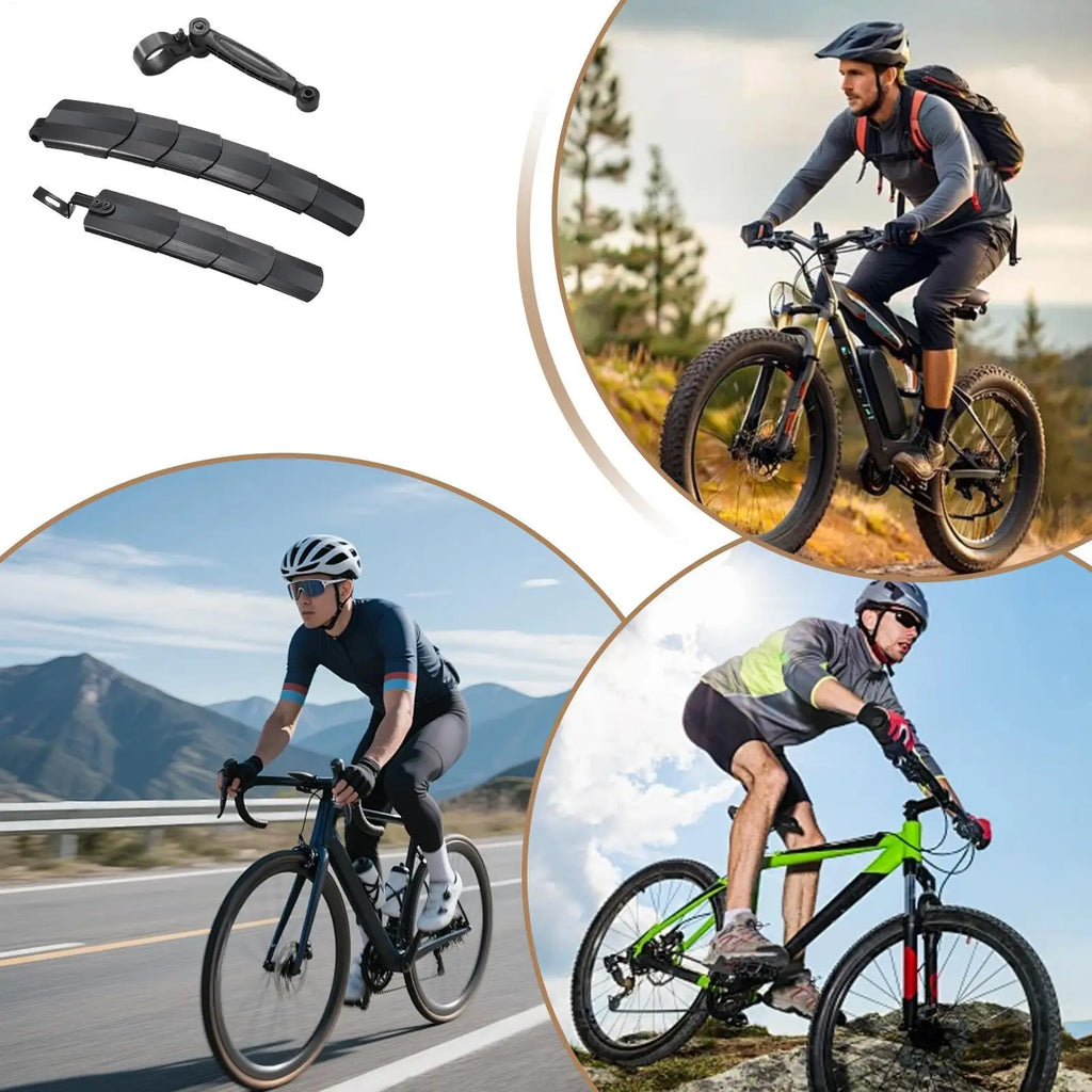 Fahrrad Schutzblech Set vorne & hinten – Verstellbar, Spritzschutz & MTB/E-Bike