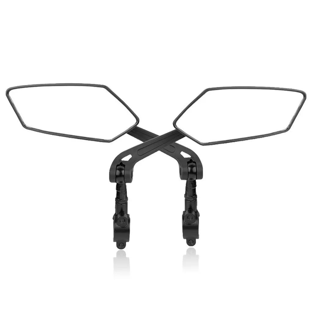 Fahrrad Rückspiegel 360° verstellbar – Rückspiegel für Fahrrad & E-Bike – Convex-Glas – Schwarz