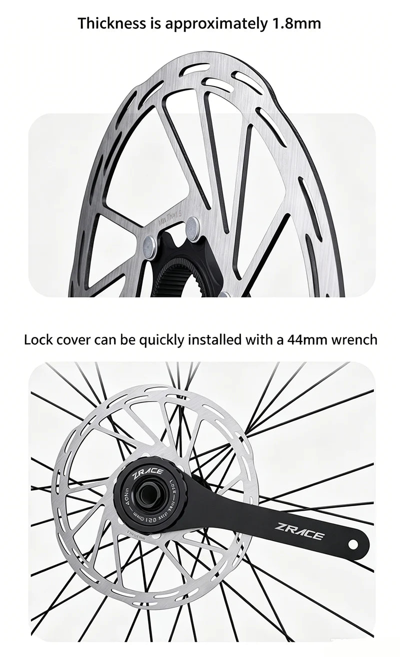 ZRACE Z1 Center Lock Bremsscheibe 140/160/180/203 mm MTB Rennrad Fahrrad