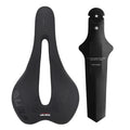 MTB Fahrradsattel Sport – Leichter Mountainbike Sattel mit Aussparung, Komfort & Belüftung, Schwarz/Weiß