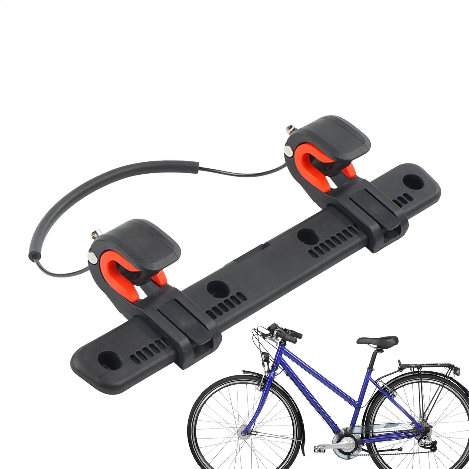Verstellbare Gepäckhalterung für Fahrrad-Seitentaschen – Befestigungsclip für Fahrrad & Motorrad