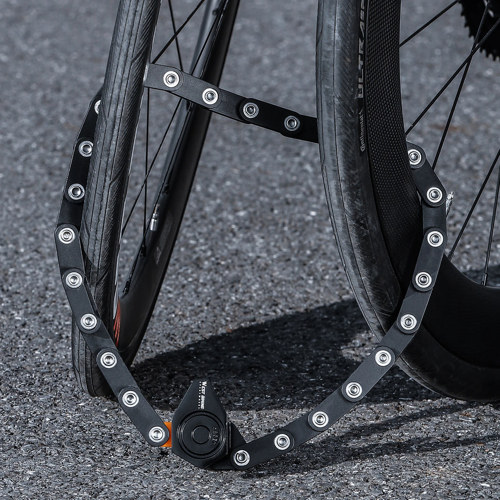 WEST BIKING Faltschloss Fahrradschloss mit Zahlencode – 78 cm – Diebstahlschutz für Fahrrad & E-Bike