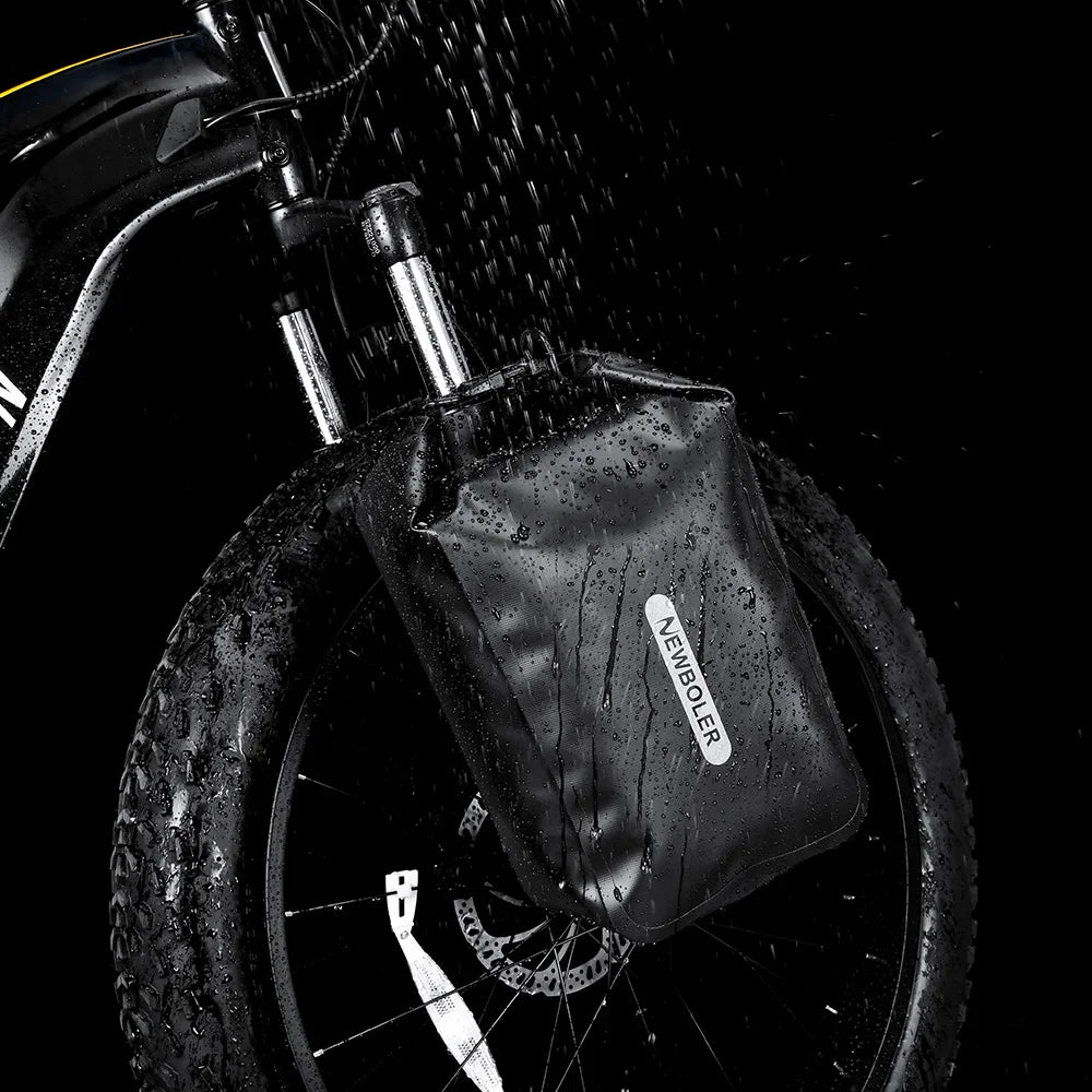 NEWBOLER Wasserdichte Fahrradtasche 10L inkl. Gepäckträger