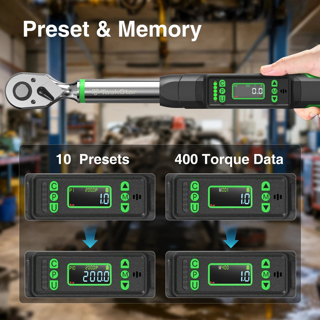 Digitaler Drehmomentschlüssel 0–220 Nm – präzise & vielseitig