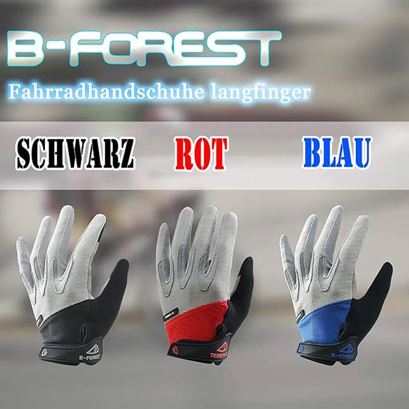 Fahrradhandschuhe Langfinger – Rutschfest & Stoßdämpfend