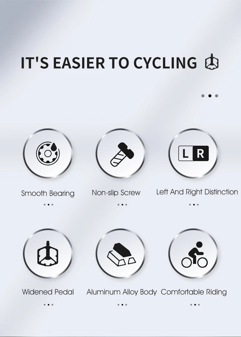 WEST BIKING Premium Aluminium-Pedale – Rutschfest für MTB, Trekking- & E-Bikes