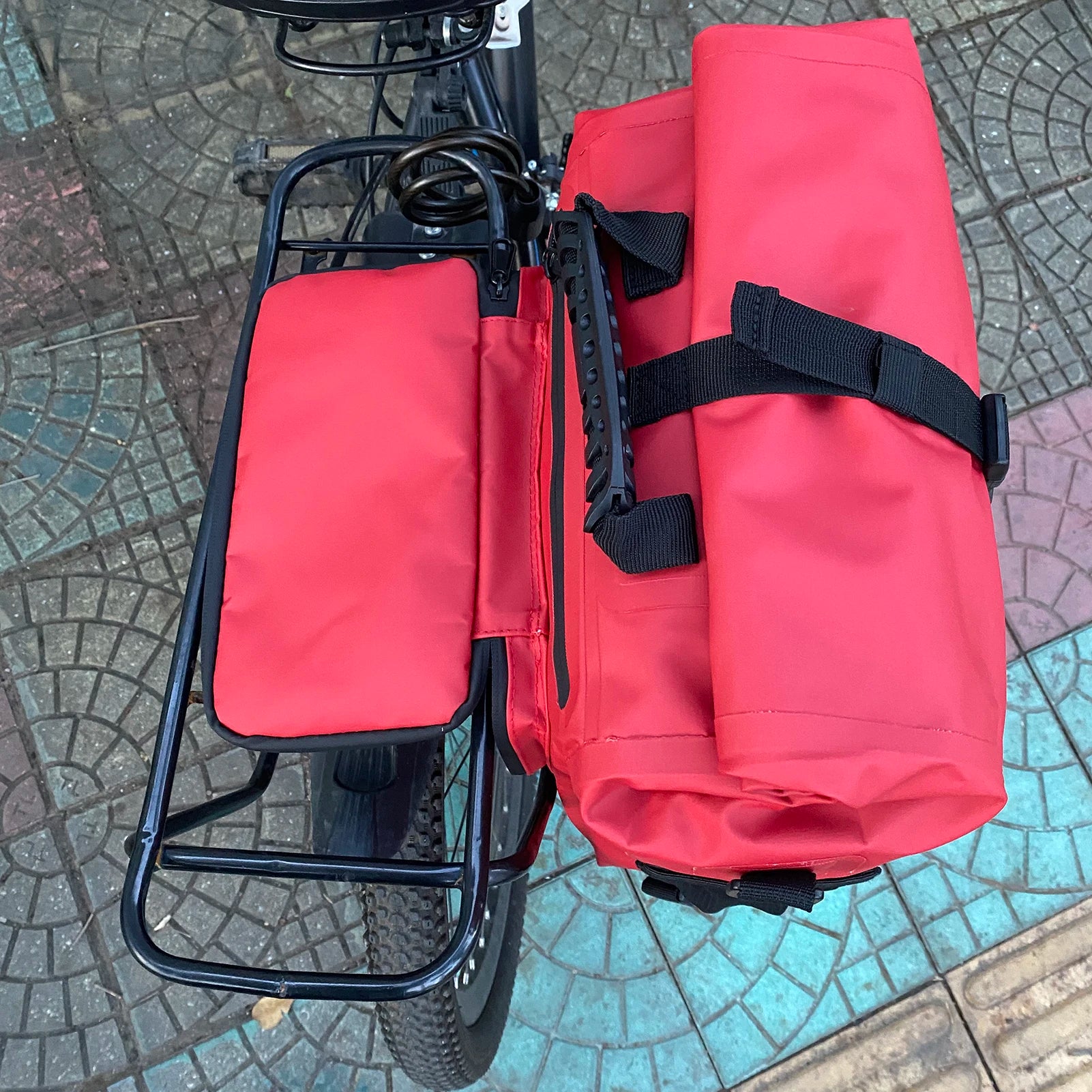 3-in-1 Wasserdichte Fahrrad-Gepäckträgertasche