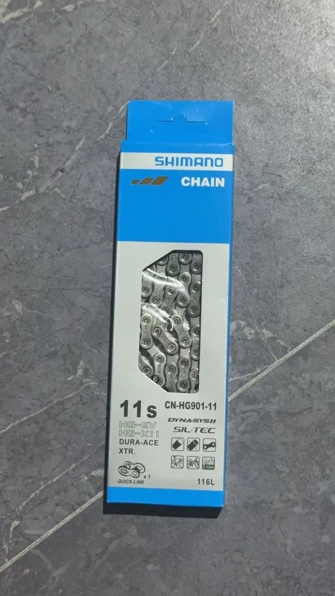 Fahrradkette 6–12-fach MTB Rennrad – HG-Serie – 116/126 Glieder – verschiedene Varianten