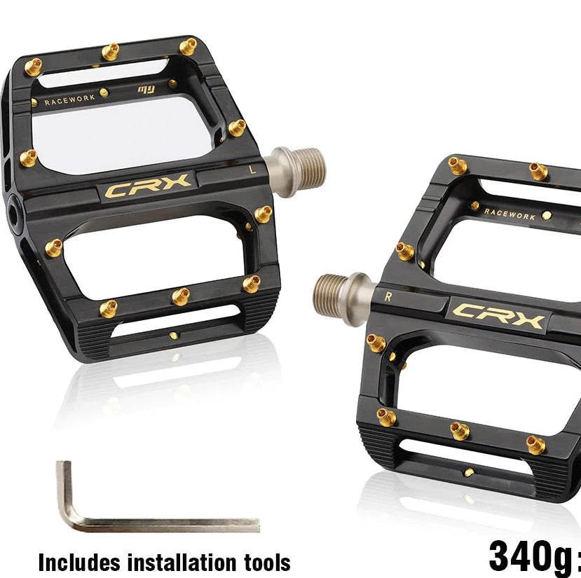 Racework CRX Fahrradpedale Aluminium – Rutschfest & Ultraleicht | MTB & E-Bike