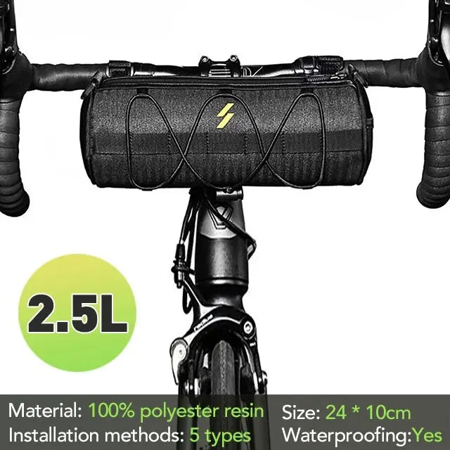 NEWBOLER Fahrrad-Lenkertasche 2,5 L – Wasserabweisende Fahrradtasche für Lenker, E-Bike & Trekkingrad
