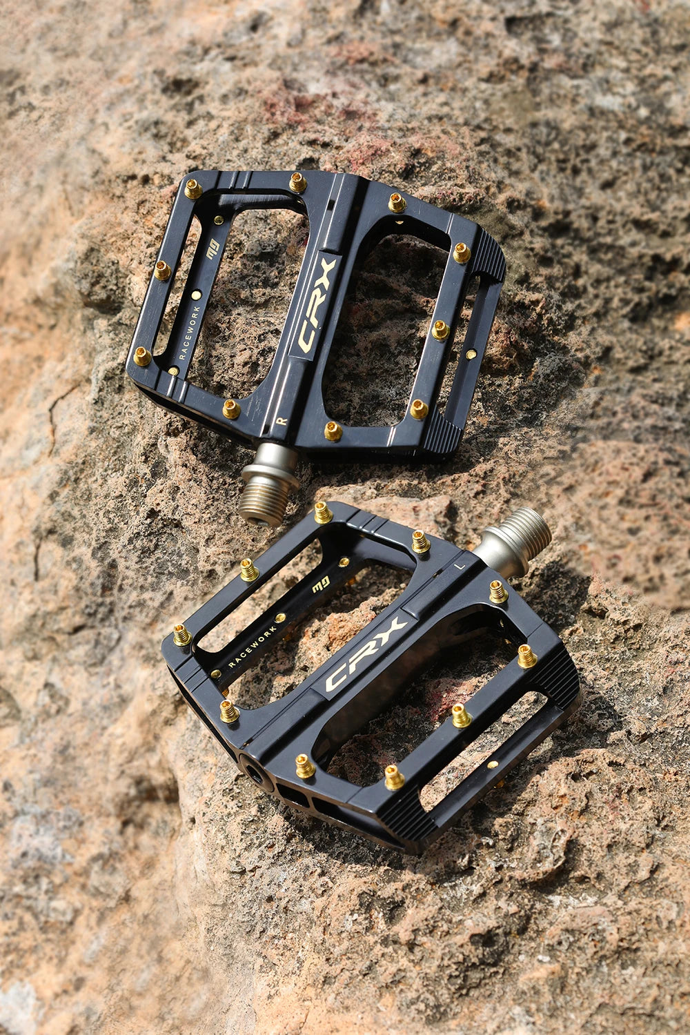 Racework CRX Fahrradpedale Aluminium – Rutschfest & Ultraleicht | MTB & E-Bike
