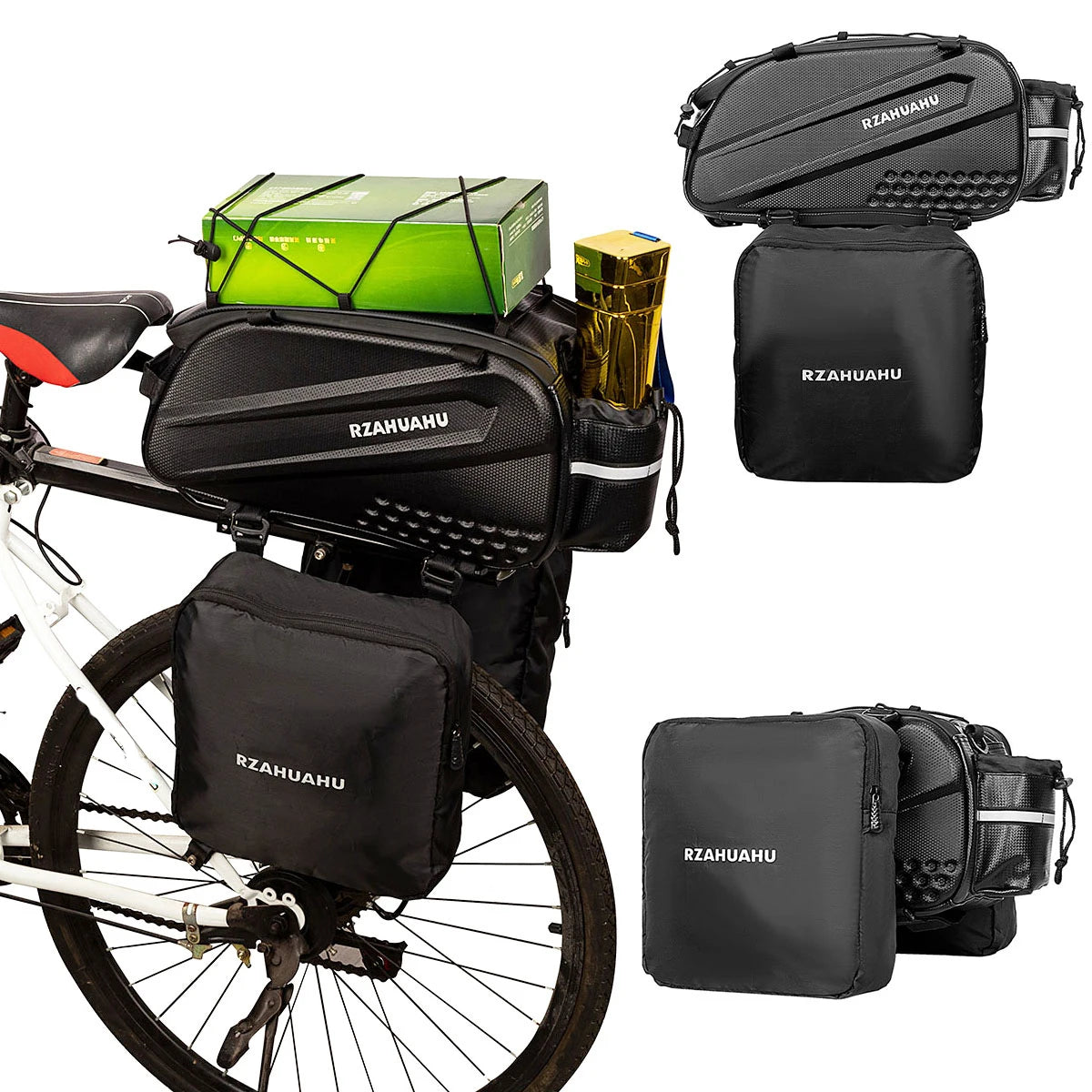 3-in-1 Fahrrad-Gepäcktasche – wasserdicht