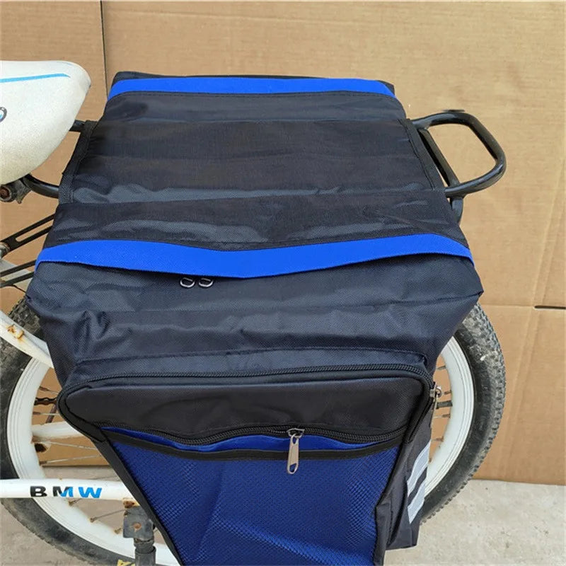 Große Fahrrad-Gepäckträgertasche – Doppeltasche mit viel Stauraum
