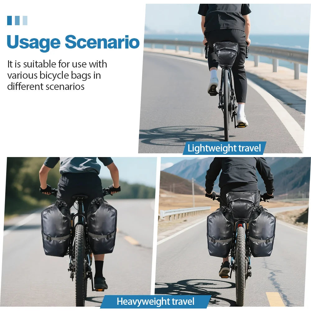 NEWBOLER Wasserdichte Fahrradtasche 10L inkl. Gepäckträger
