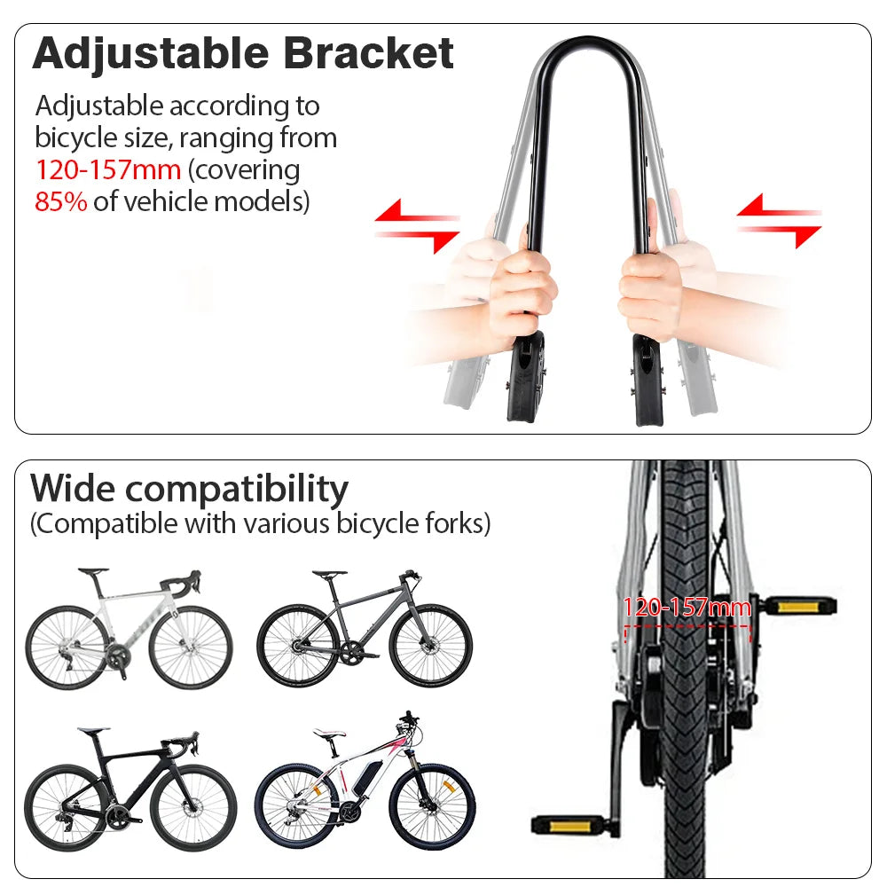 NEWBOLER Wasserdichte Fahrradtasche 10L inkl. Gepäckträger