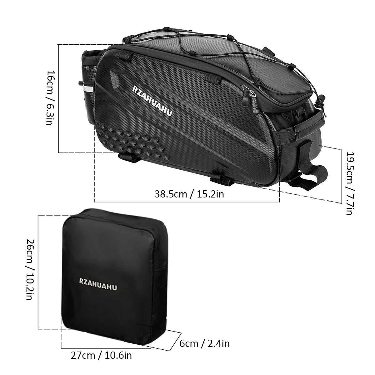 3-in-1 Fahrrad-Gepäcktasche – wasserdicht