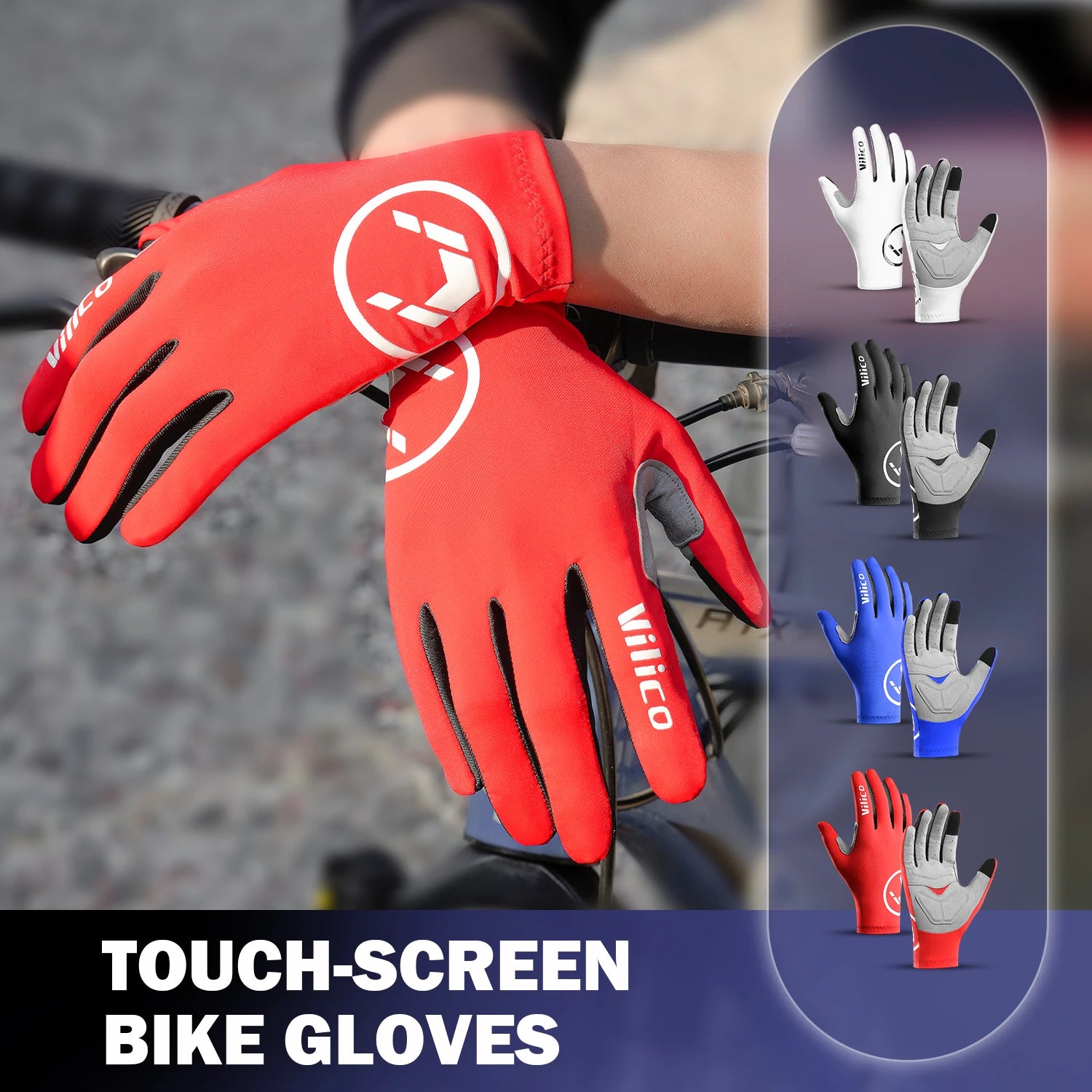 Touchscreen Fahrrad-Handschuhe – Komfort & Schutz beim Radfahren