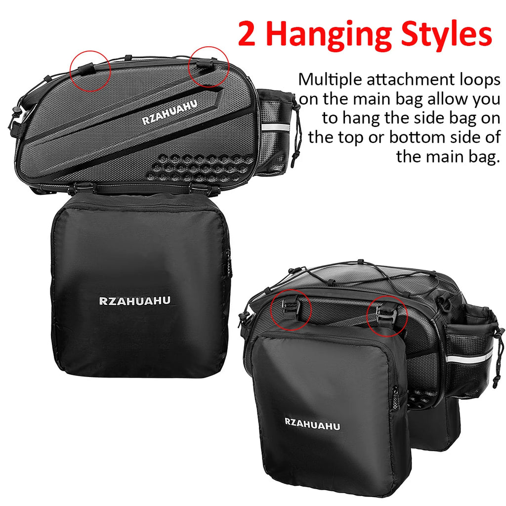 3-in-1 Fahrrad-Gepäcktasche – wasserdicht