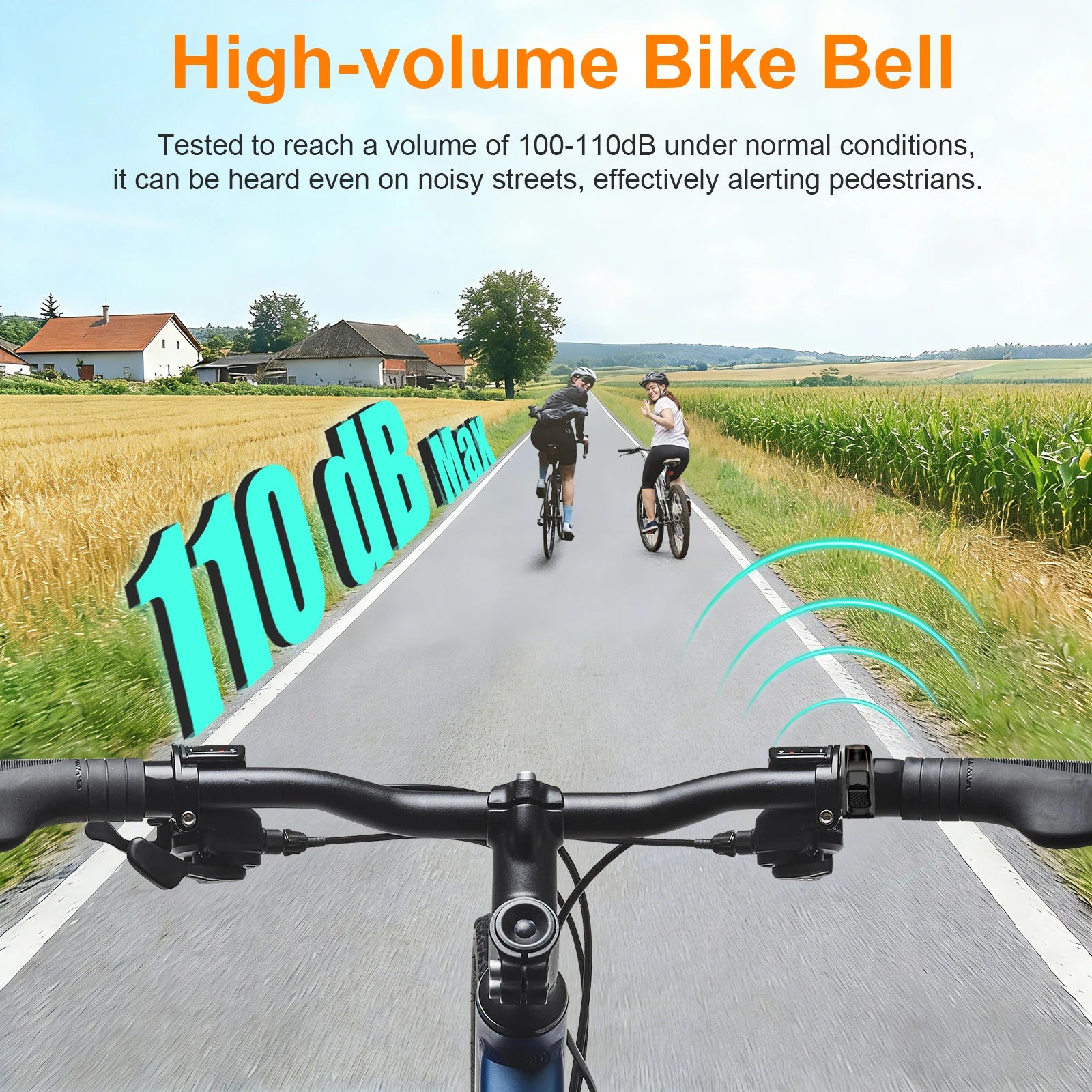 Premium Fahrradklingel – kompakt, laut & robust