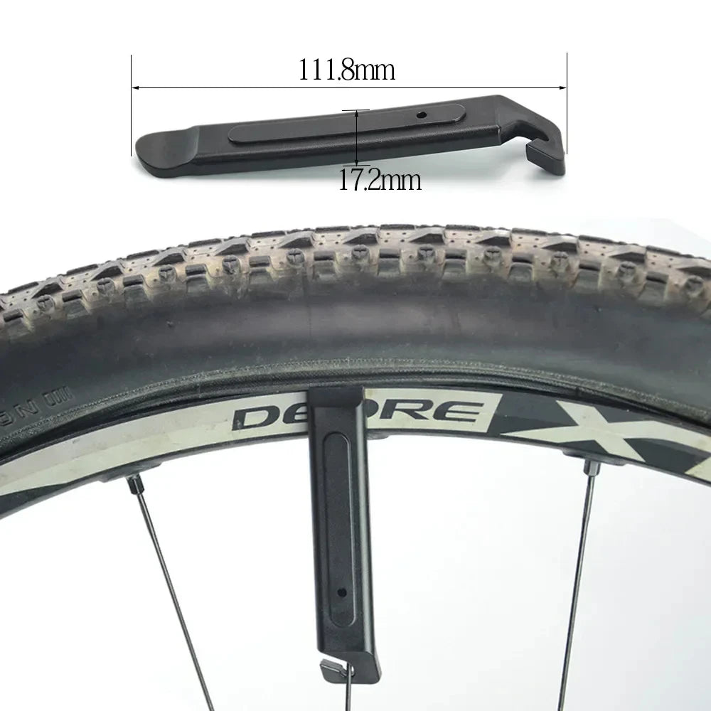 Fahrrad Reparaturset 16-in-1 – Fahrrad Multitool mit Luftpumpe & Reifen-Reparaturset – Tragbares Werkzeugset