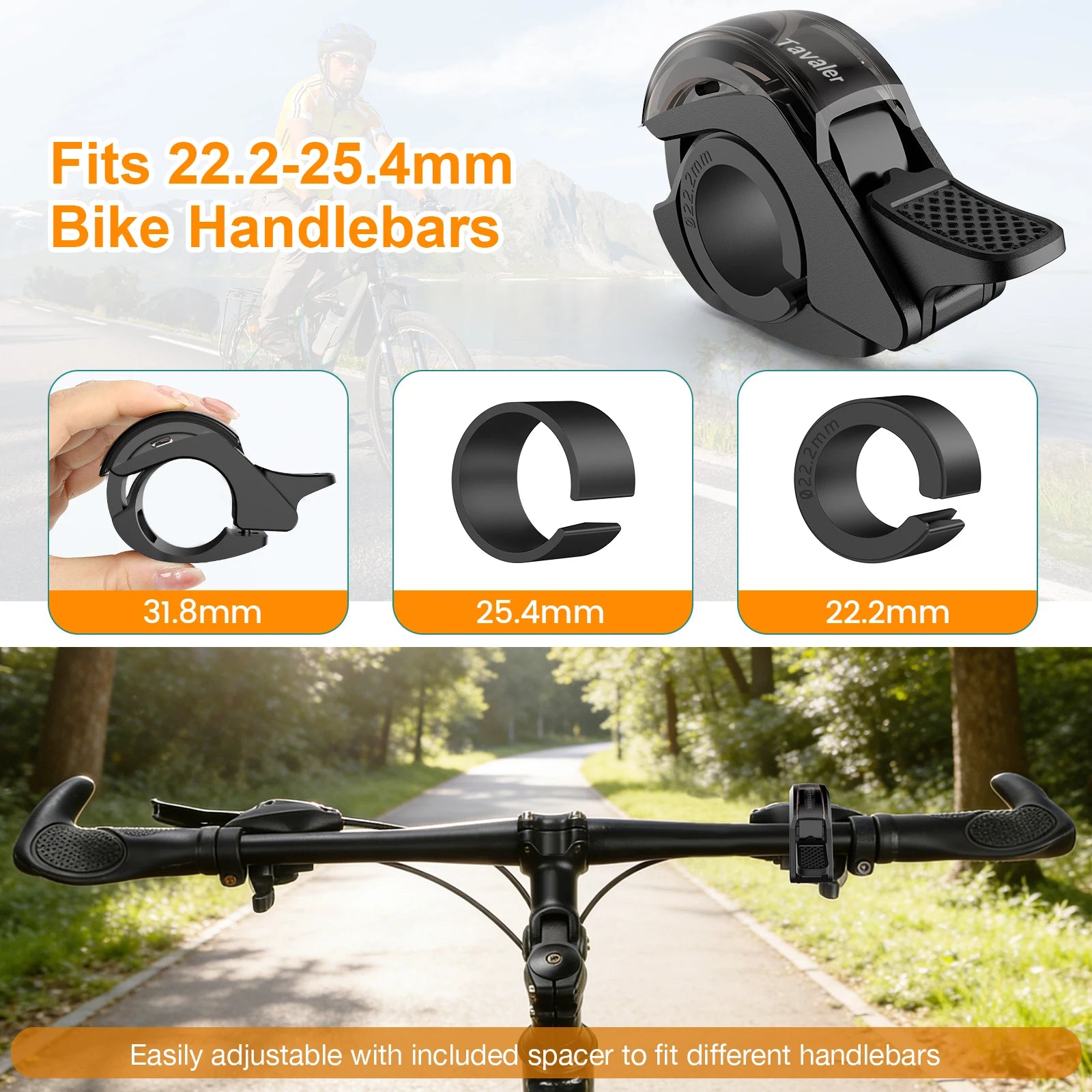 Premium Fahrradklingel – kompakt, laut & robust