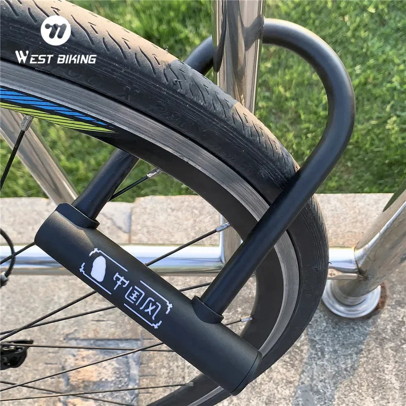 WEST BIKING U-Lock – Robustes Fahrradschloss aus Stahl