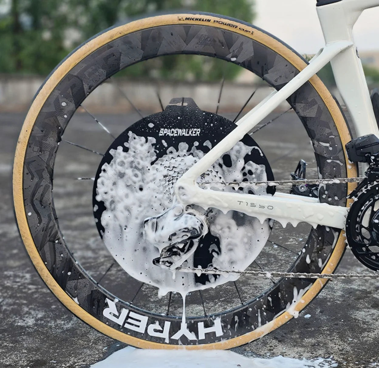 Bremsscheiben-Schutz für die Fahrradwäsche