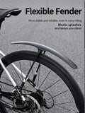Fahrrad Schutzblech hinten – Verstellbar & extra breit – MTB & E-Bike Spritzschutz